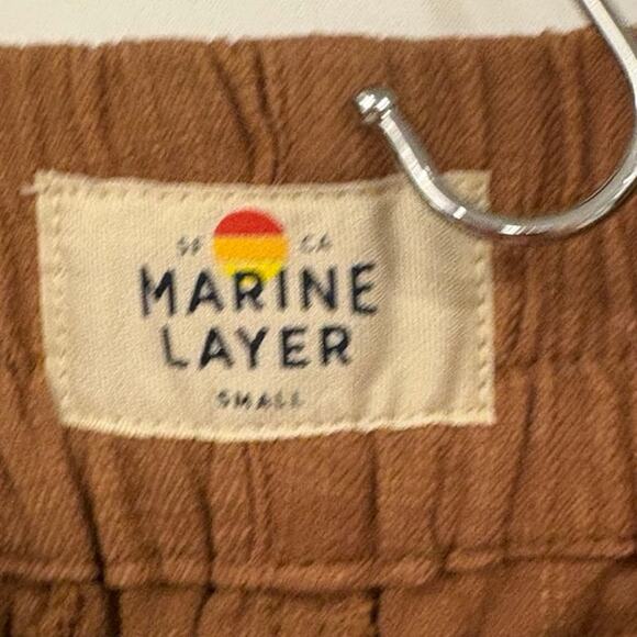 Marine Layer Elle Pull On Pants Womens Small Toasted Coconut Spring 2024NEW - Picture 5 of 11